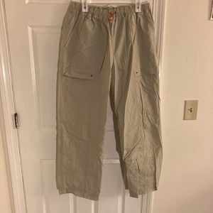 NWT Nike tan parachute pants windbreaker